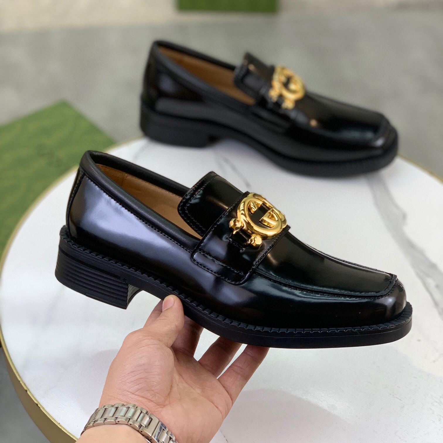 Gucci GG Leather Loafers(Upon Uk Size) - PerfectKickZ
