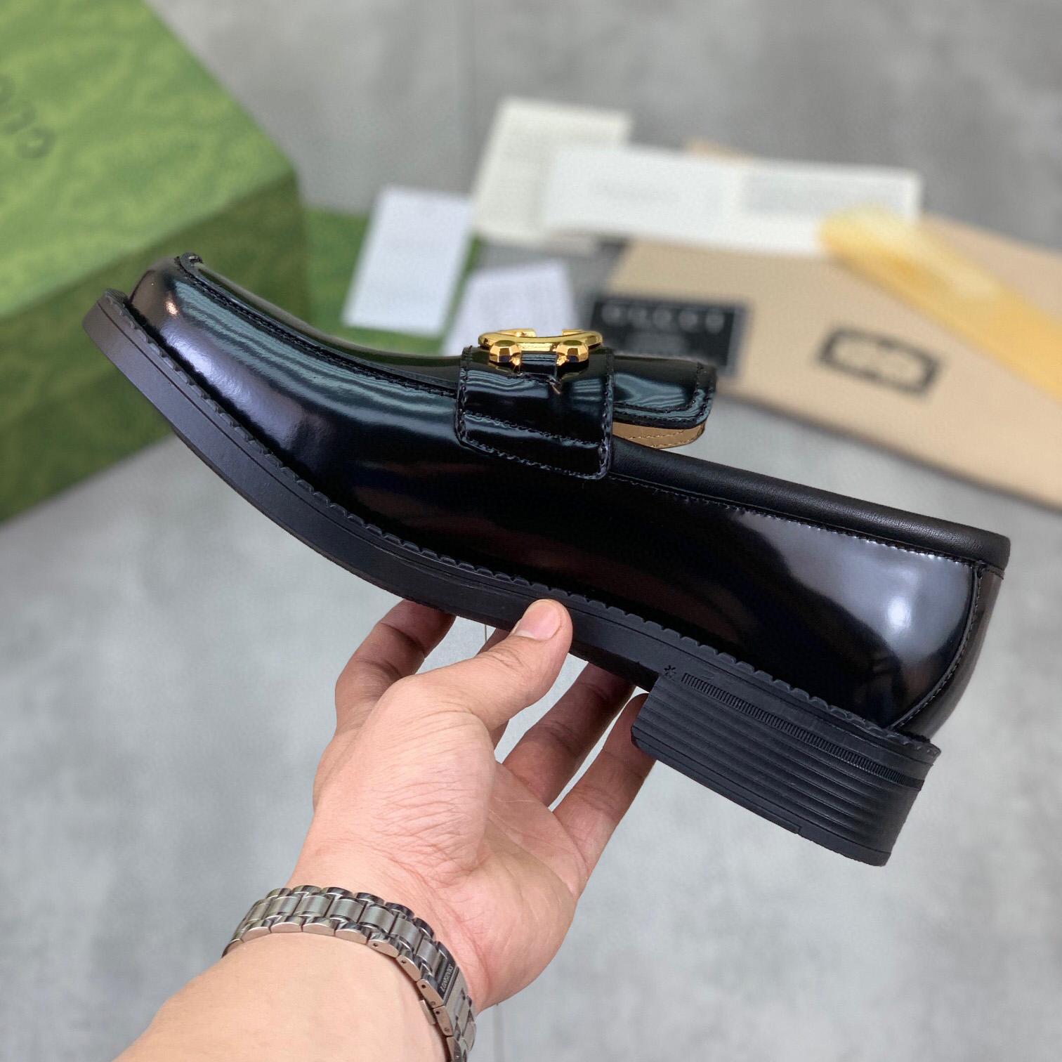 Gucci GG Leather Loafers(Upon Uk Size) - PerfectKickZ