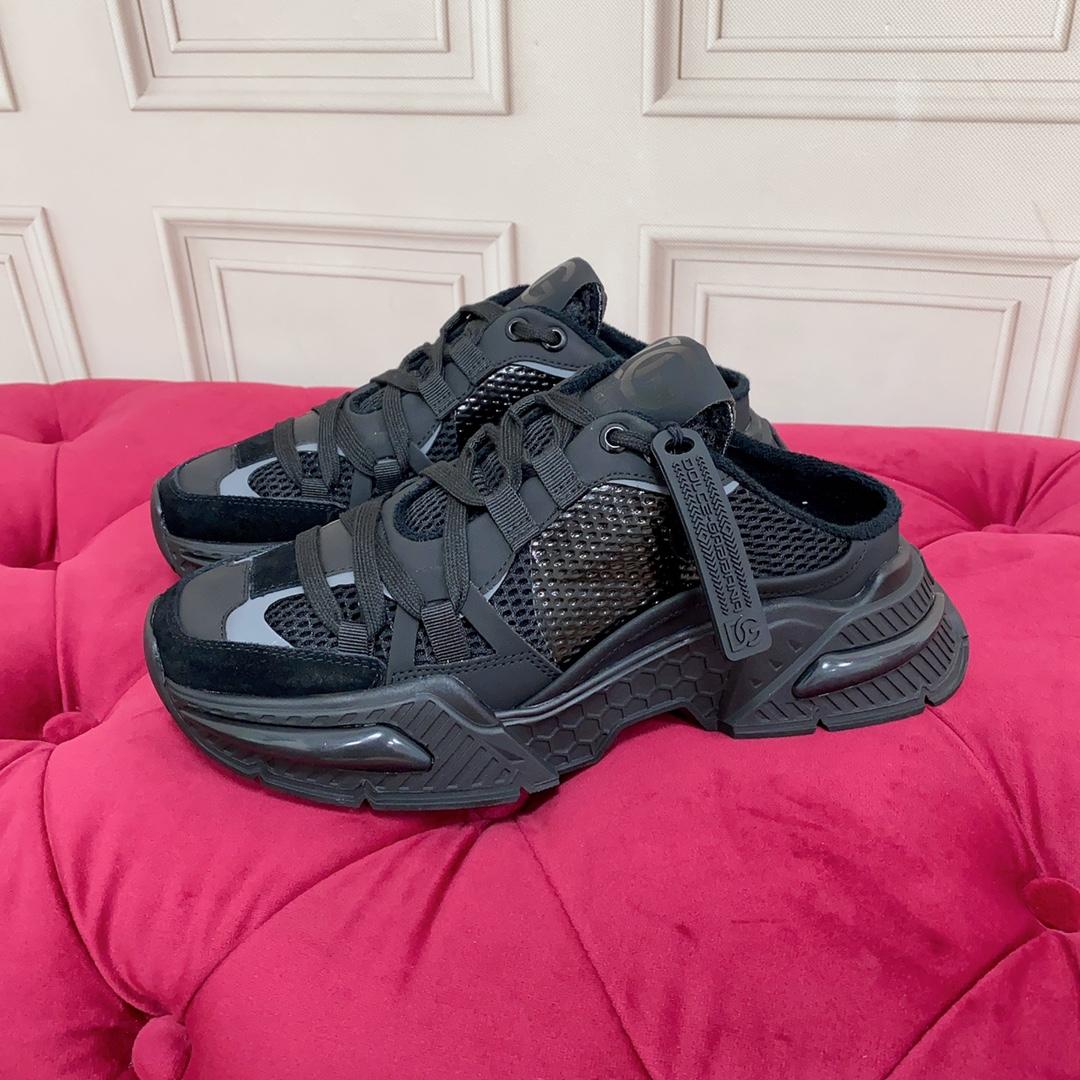 Dolce & Gabbana Mixed-material Airmaster Mule Sneakers - PerfectKickZ
