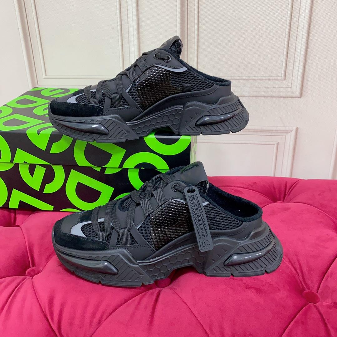 Dolce & Gabbana Mixed-material Airmaster Mule Sneakers - PerfectKickZ