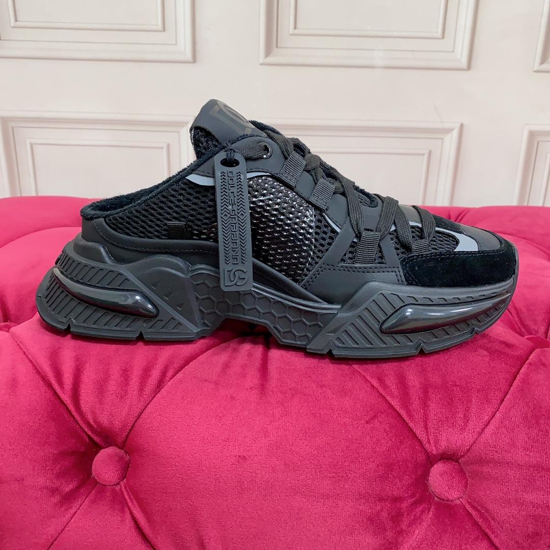 Dolce & Gabbana Mixed-material Airmaster Mule Sneakers - PerfectKickZ