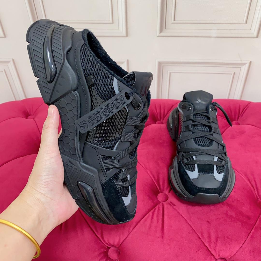 Dolce & Gabbana Mixed-material Airmaster Mule Sneakers - 