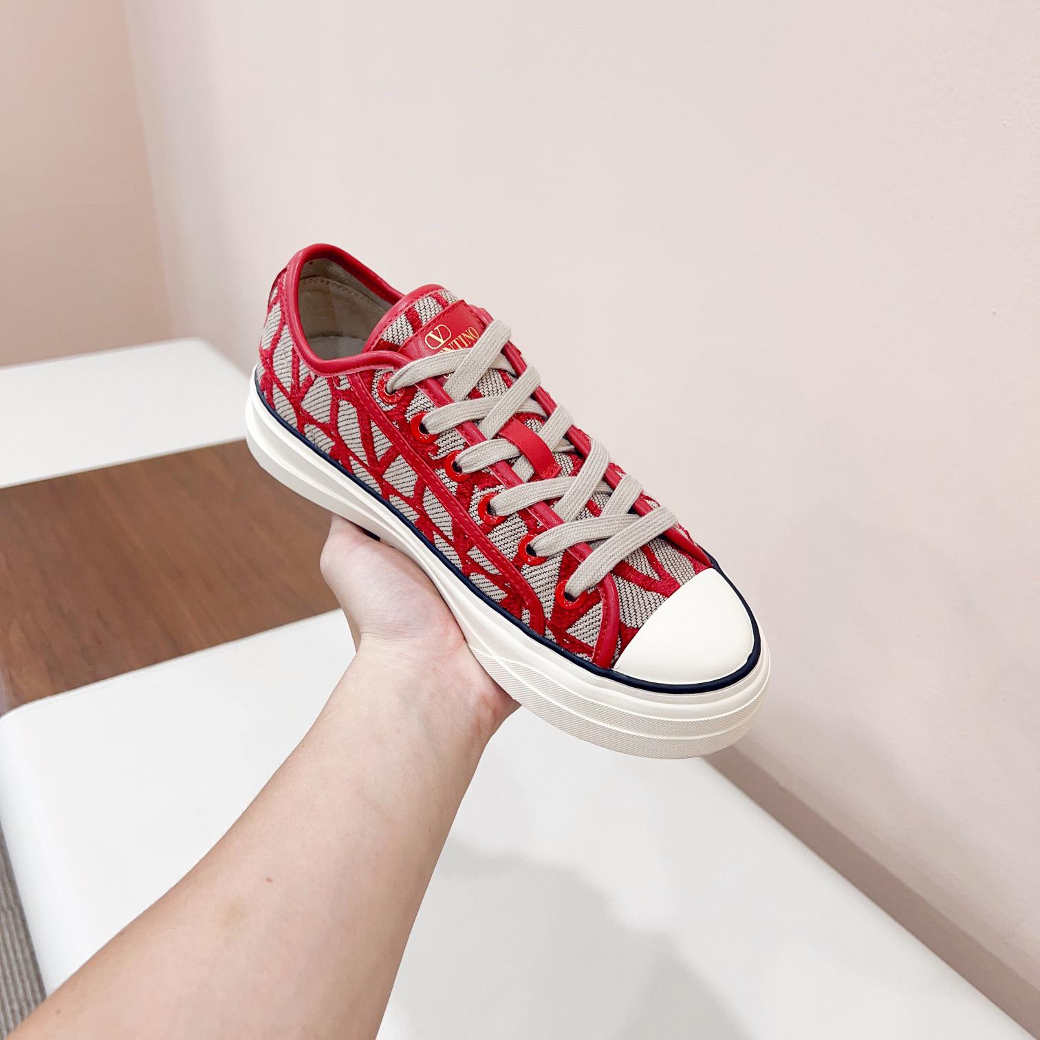 Valenti Toile Iconographe Totaloop Low-top Sneaker - PerfectKickZ