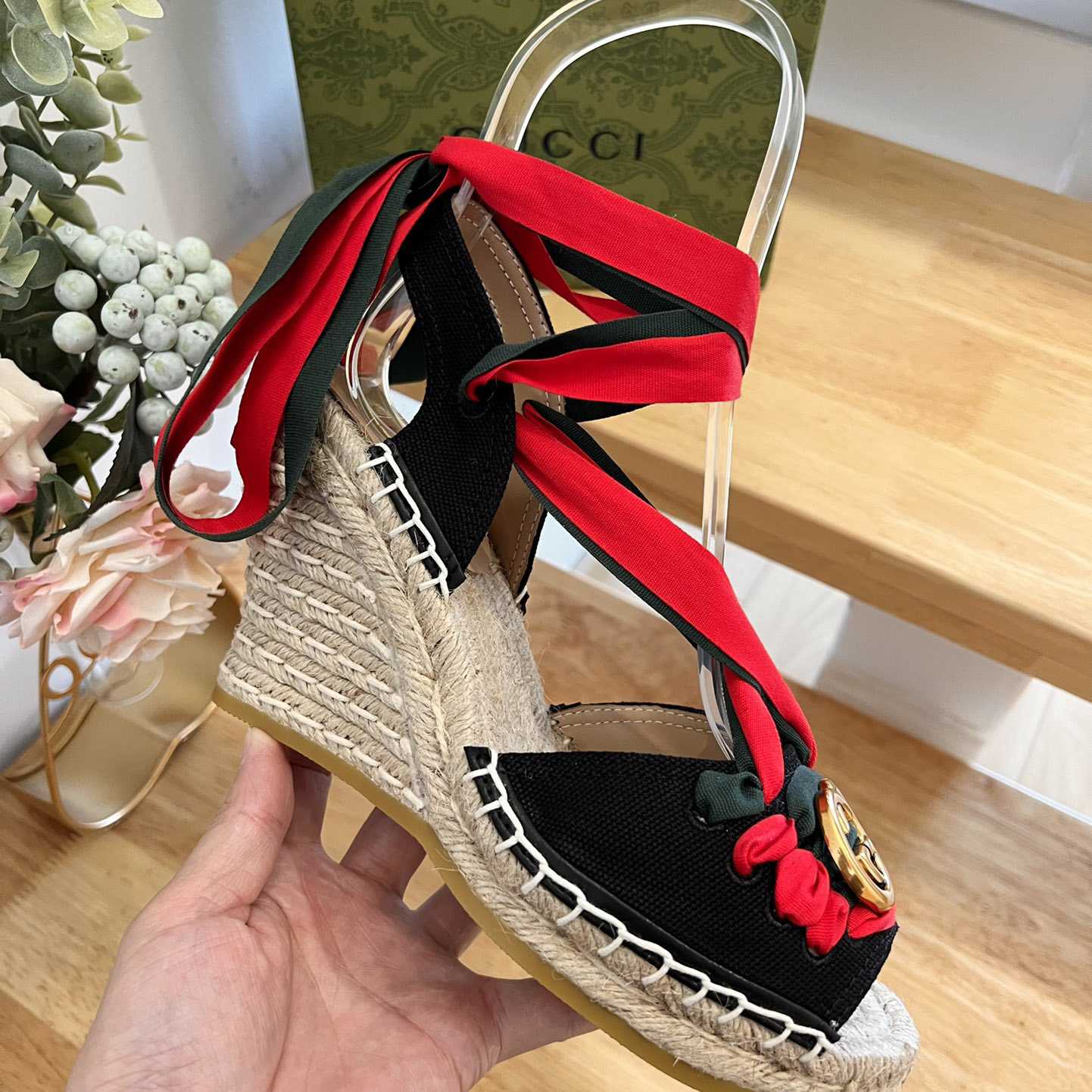 Gucci Women's Espadrille Sandal - PerfectKickZ