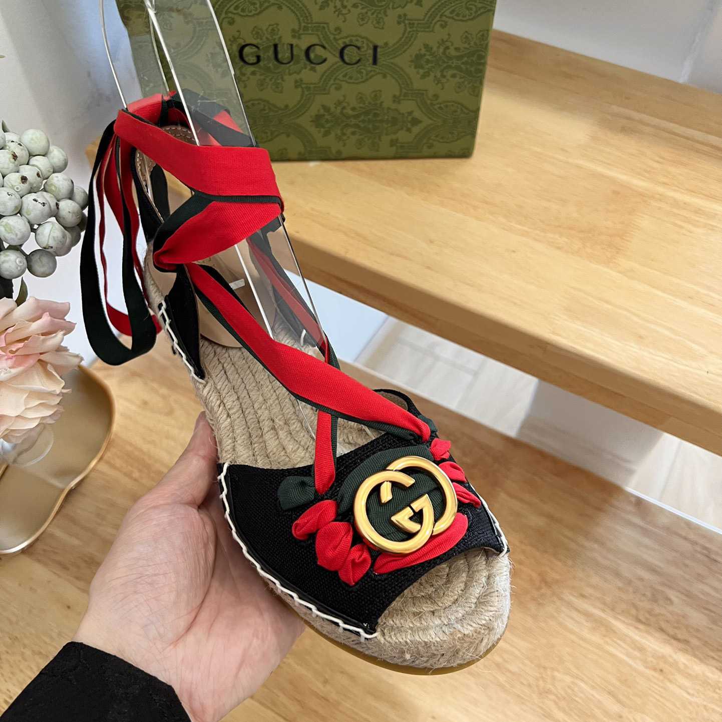 Gucci Women's Espadrille Sandal - PerfectKickZ