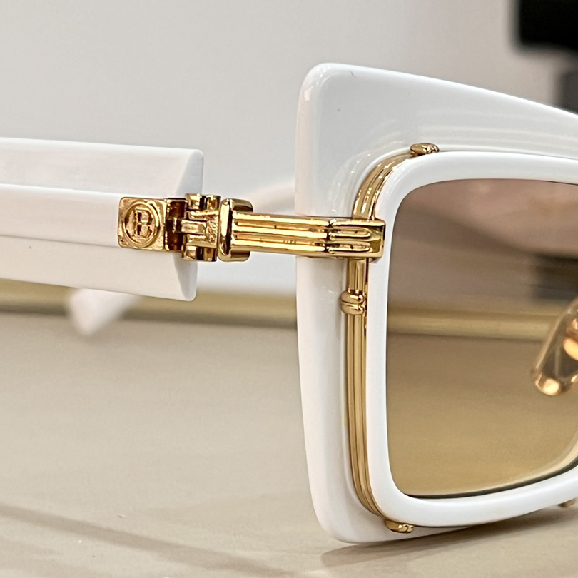 Balmain Admirable Rectangle-frame Sunglasses   BPS-130 - PerfectKickZ