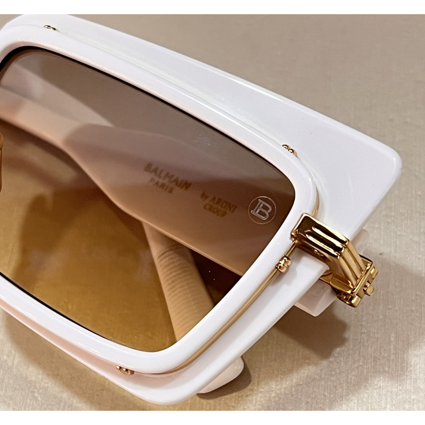 Balmain Admirable Rectangle-frame Sunglasses   BPS-130 - PerfectKickZ