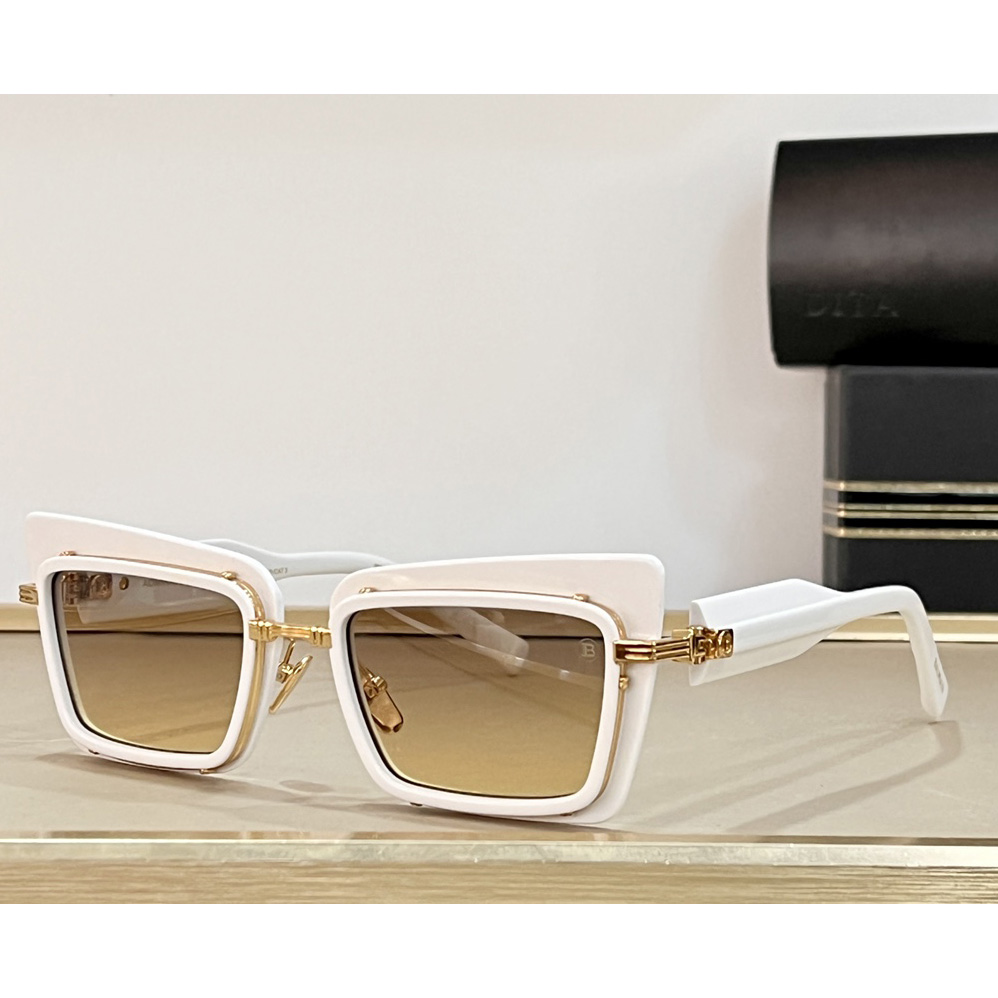 Balmain Admirable Rectangle-frame Sunglasses   BPS-130 - PerfectKickZ