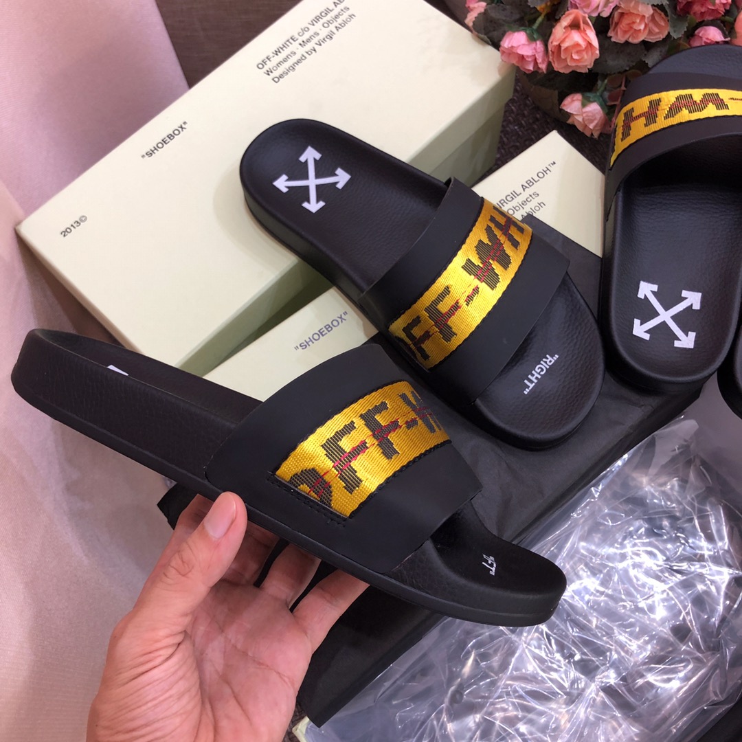 Off White Slides - PerfectKickZ