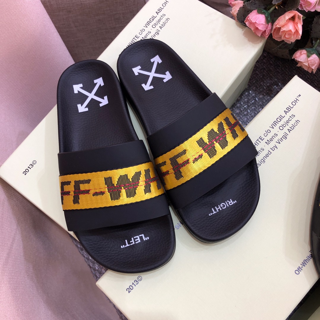Off White Slides - PerfectKickZ