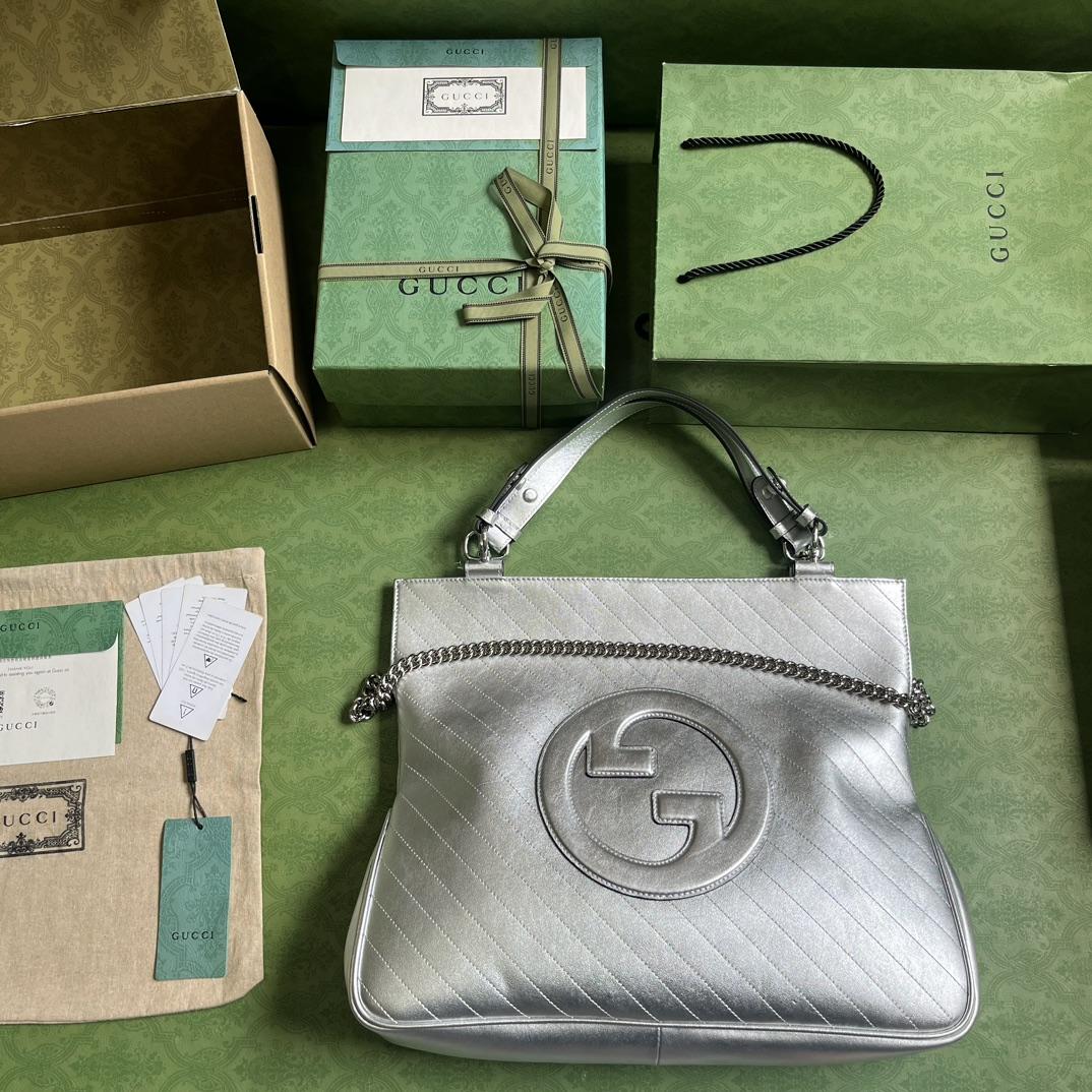 Gucci Blondie Medium Tote Bag (34.5x 41x 8cm) - PerfectKickZ