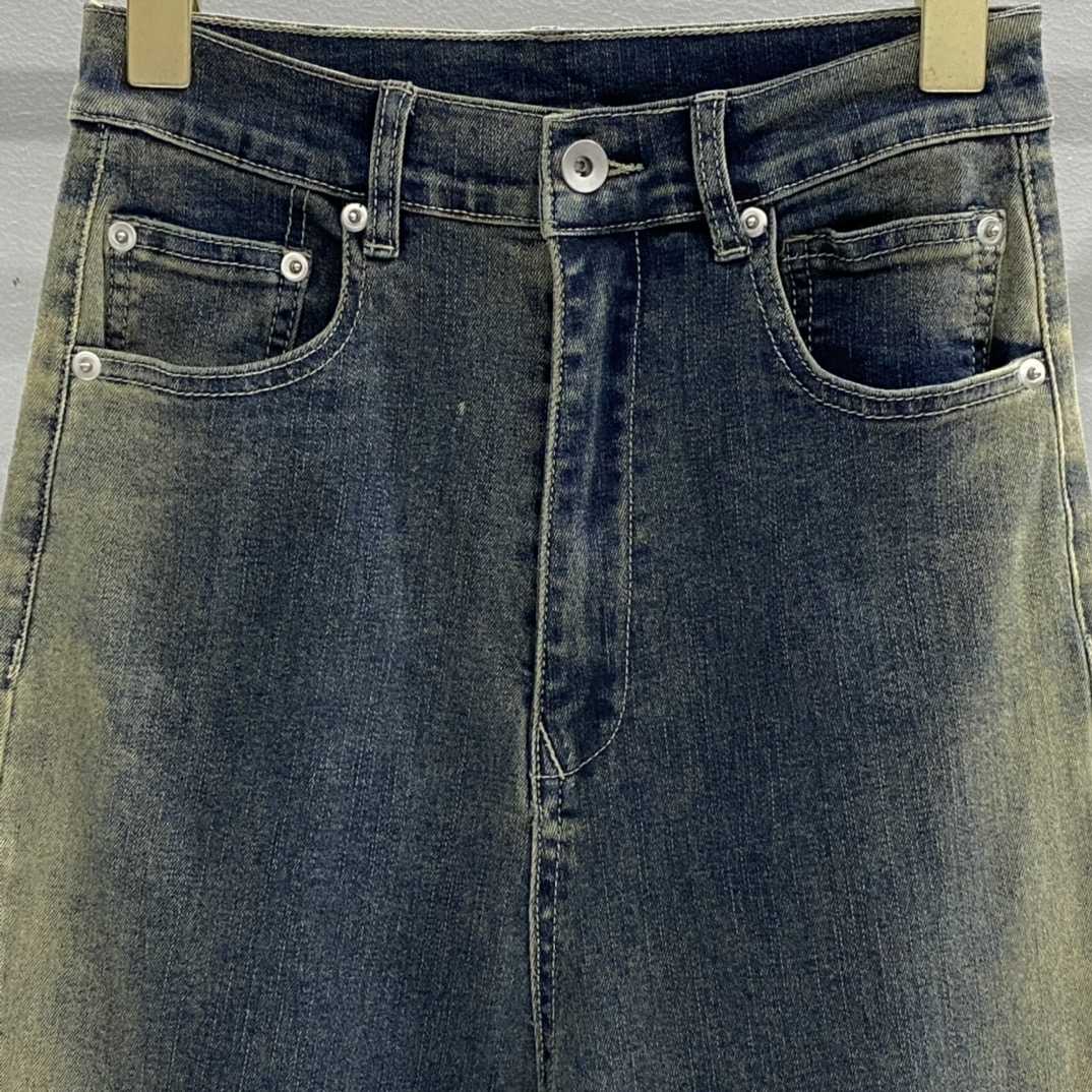 Rick Owens Drkshdw Blue Bolan Bootcut Jeans - PerfectKickZ