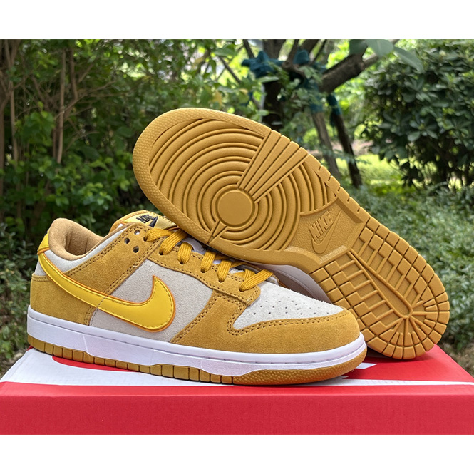Nike Dunk Low WMNS “Gold Suede” Sneaker       DV7411-200 - PerfectKickZ