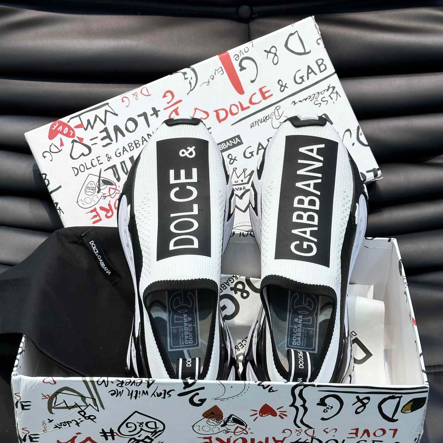 Dolce & Gabbana Stretch Mesh Fast Sneakers - PerfectKickZ