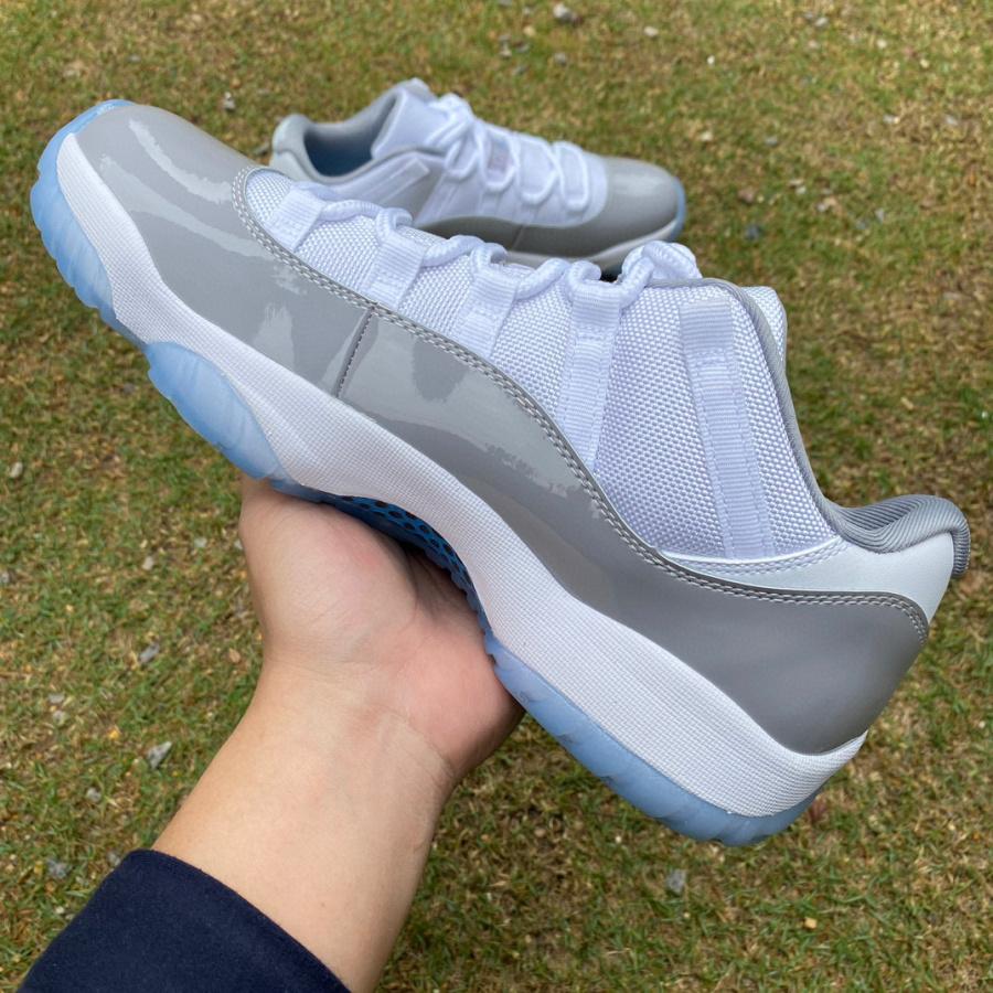 Air Jordan 11 Retro Low "Cement Grev" Sneaker     av2187-140 - 