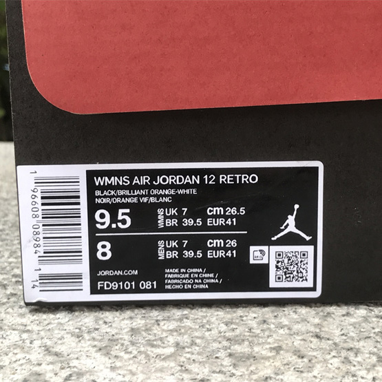 Air Jordan 12 WMNS “Brilliant Orange” Sneaker      FD9101-081  - PerfectKickZ