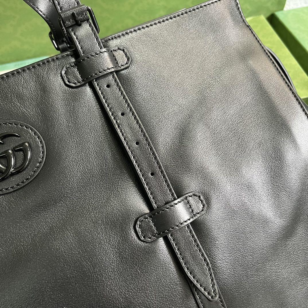 Gucci Large Tote Bag With Tonal Double G (47-36-24cm) - PerfectKickZ