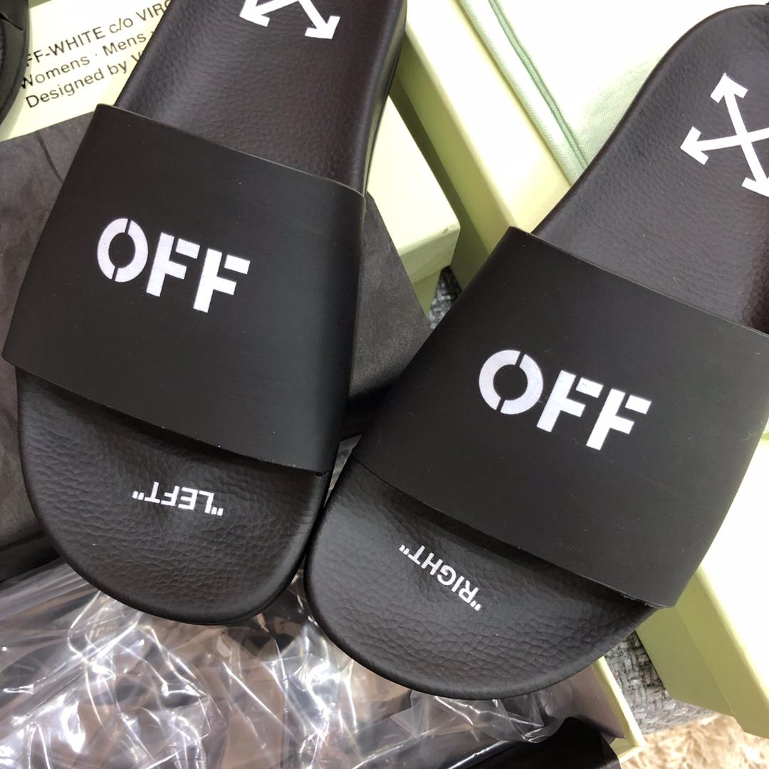 Off White Printed Pool Slider - 