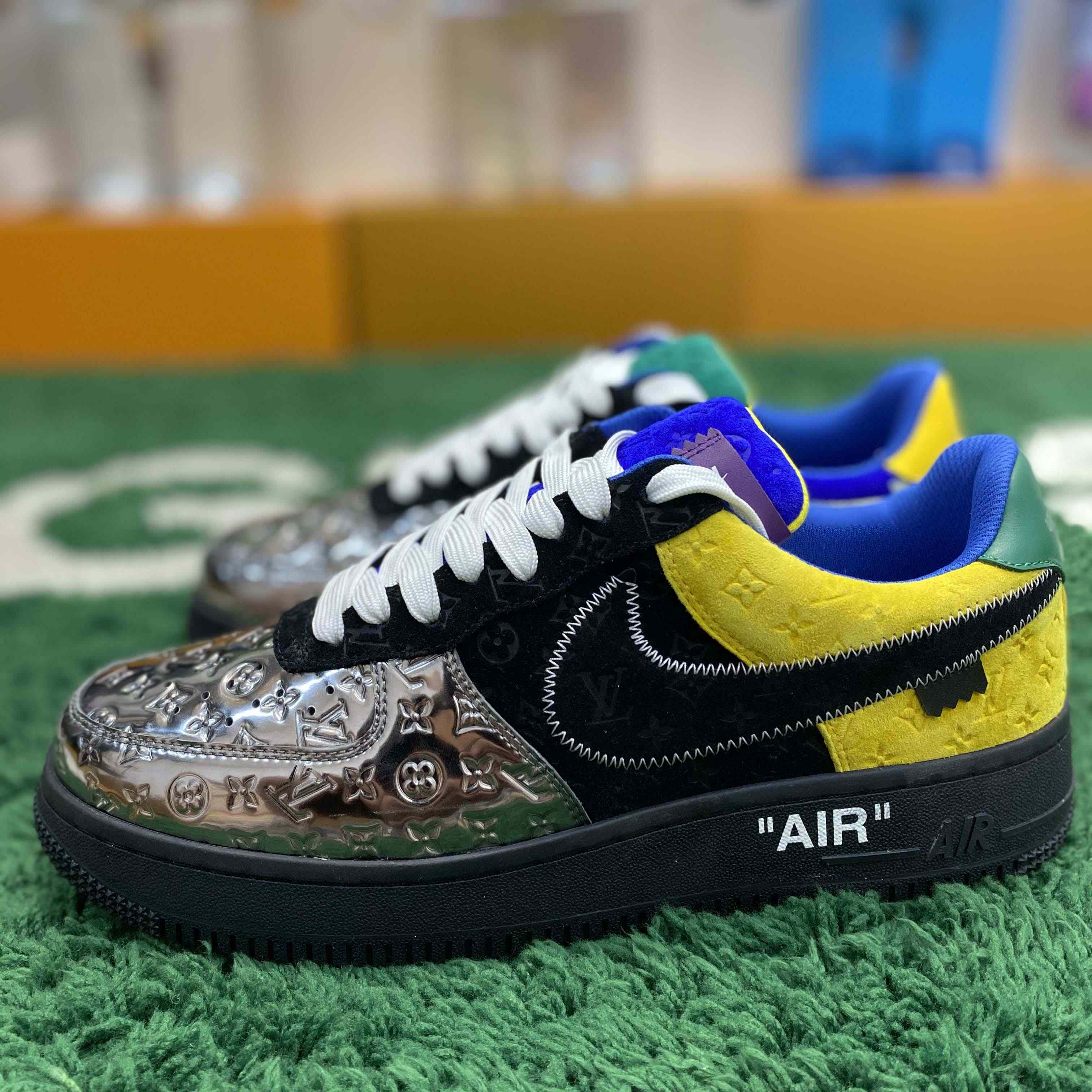 Off-White x Louis Vuitton X Nike Air Force 1 Sneaker - PerfectKickZ