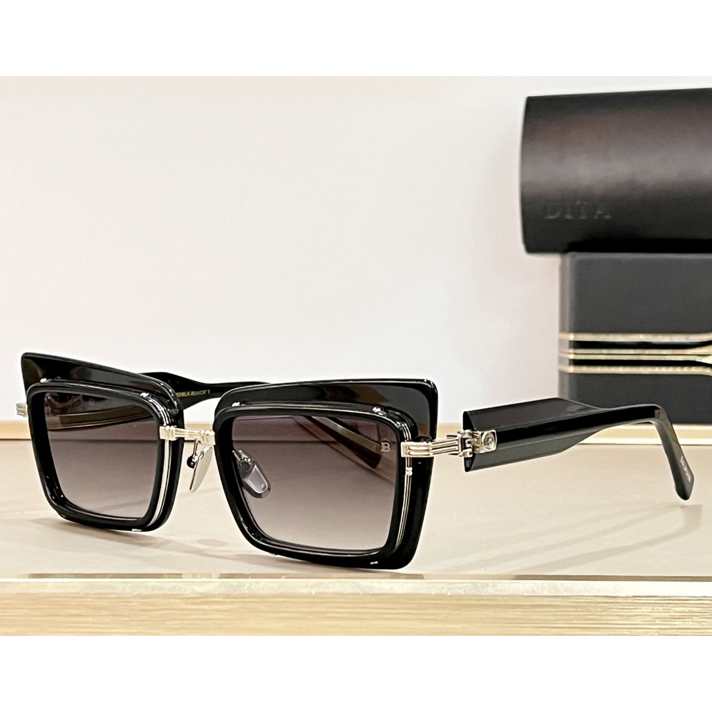 Balmain Admirable Rectangle-frame Sunglasses   BPS-130 - PerfectKickZ