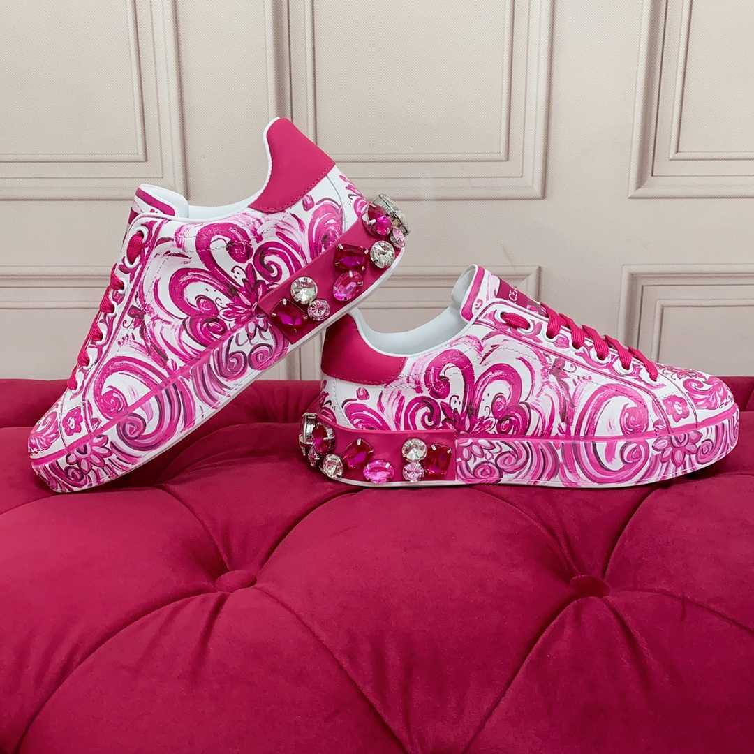 Dolce & Gabbana Calfskin Portofino Sneakers - PerfectKickZ