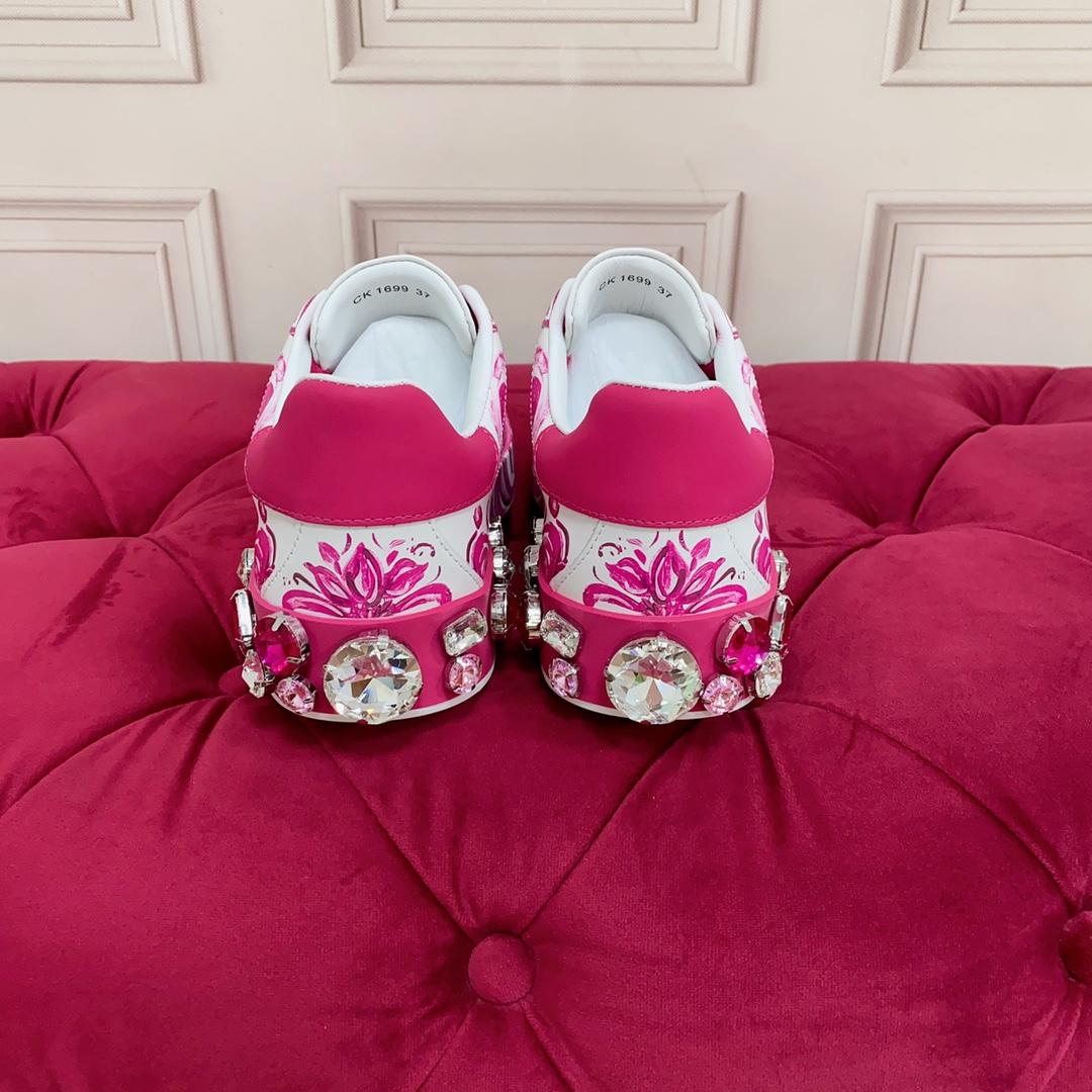 Dolce & Gabbana Calfskin Portofino Sneakers - PerfectKickZ