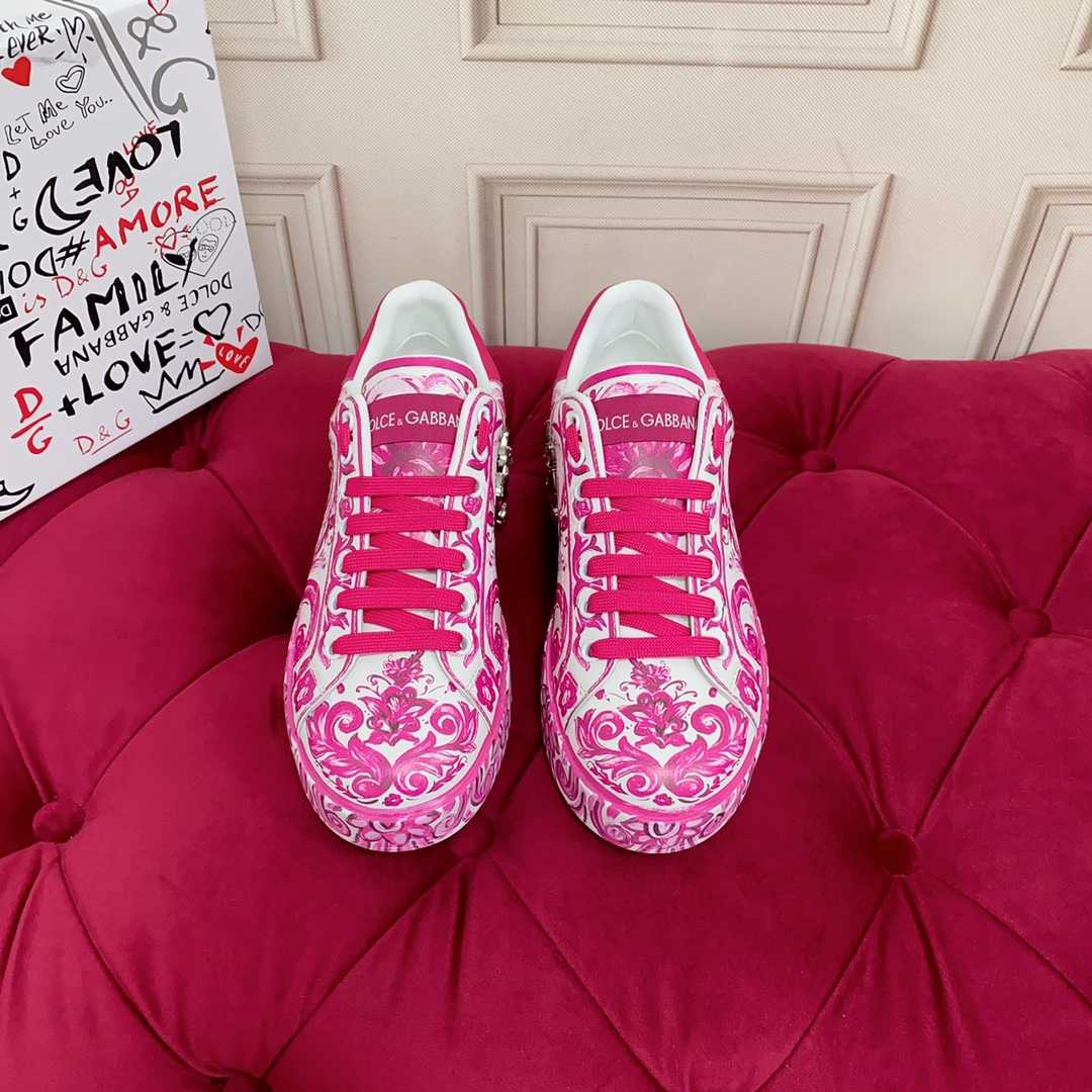 Dolce & Gabbana Calfskin Portofino Sneakers - PerfectKickZ
