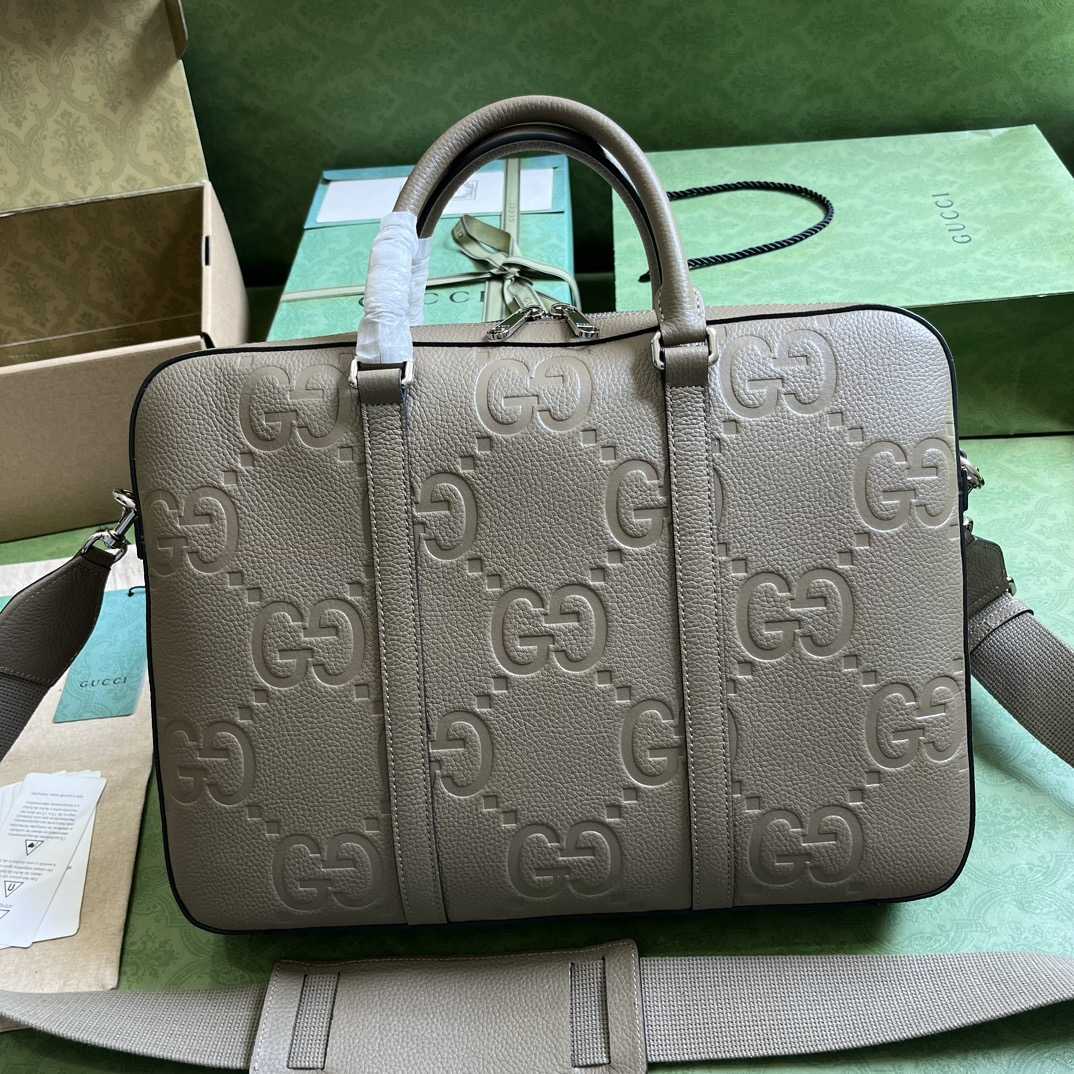Gucci Jumbo GG Briefcase (40×29×6cm) - PerfectKickZ