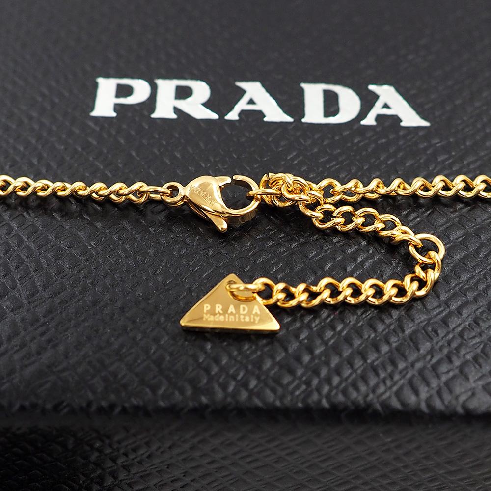Prada Symbole Pendant Necklace - PerfectKickZ