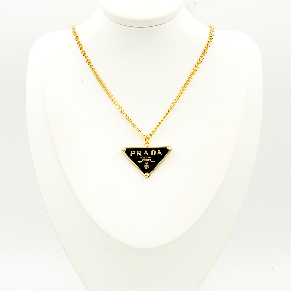 Prada Symbole Pendant Necklace - PerfectKickZ