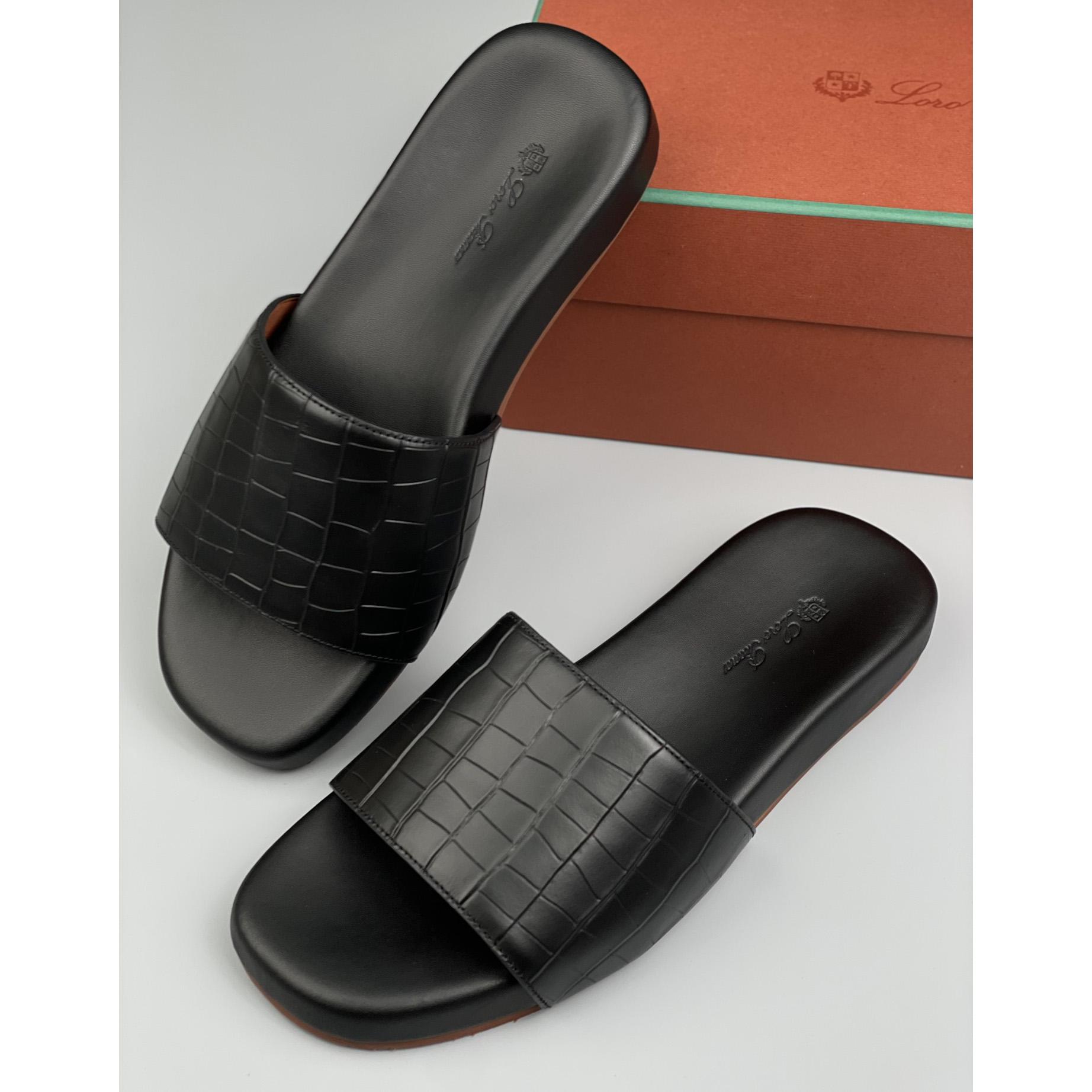 Loro Piana Slide Sandal  - PerfectKickZ