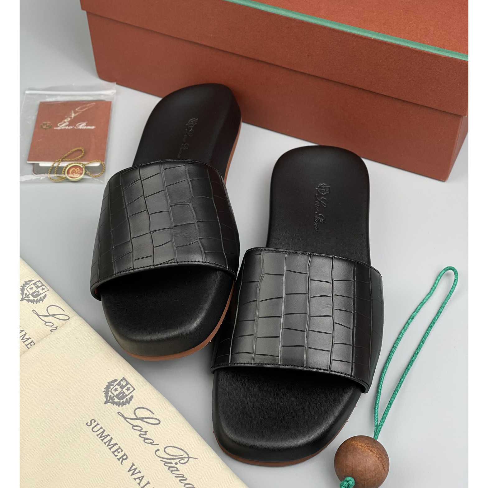 Loro Piana Slide Sandal  - PerfectKickZ