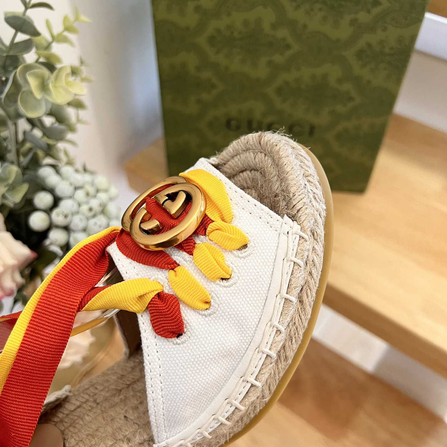 Gucci Women's Espadrille Sandal - PerfectKickZ