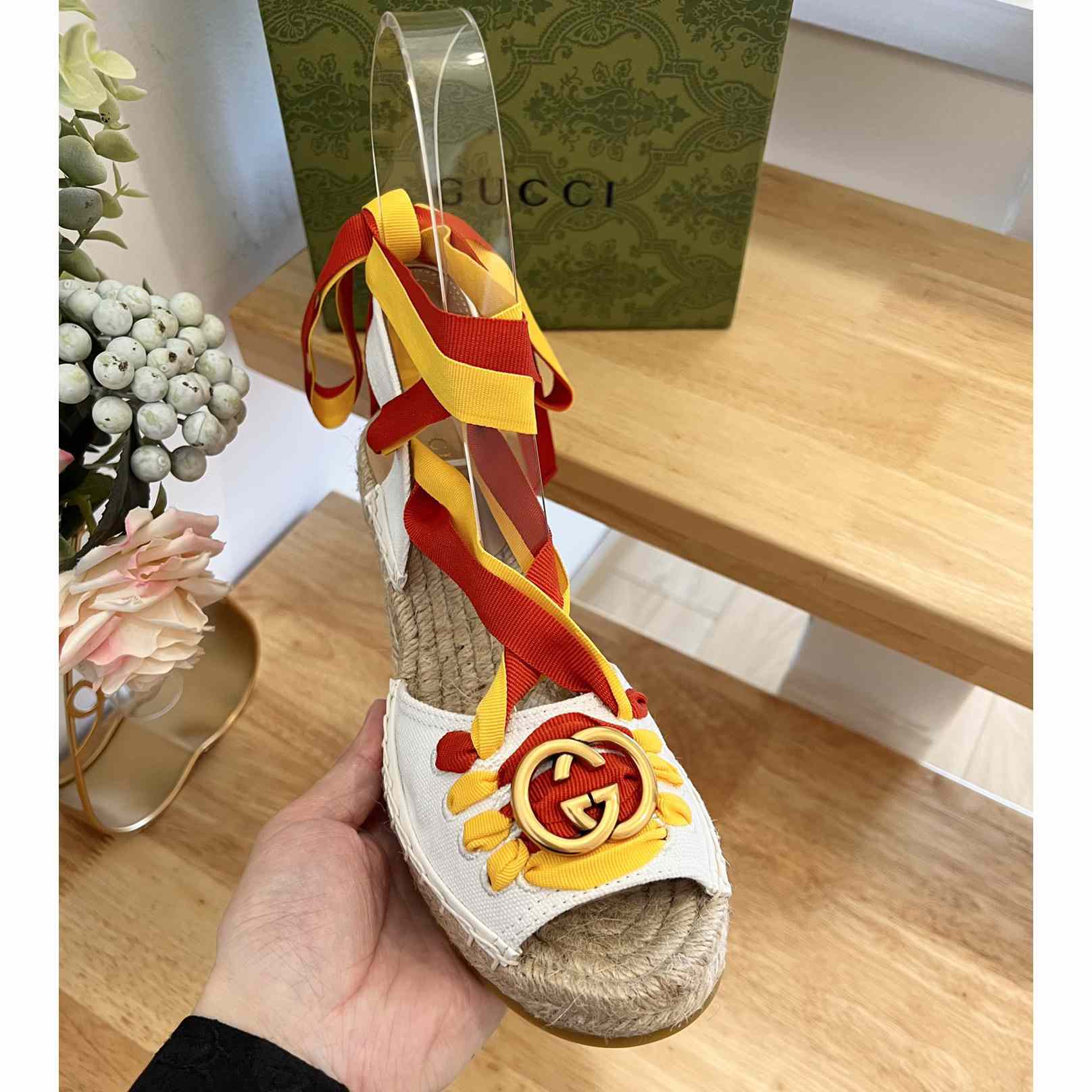 Gucci Women's Espadrille Sandal - PerfectKickZ