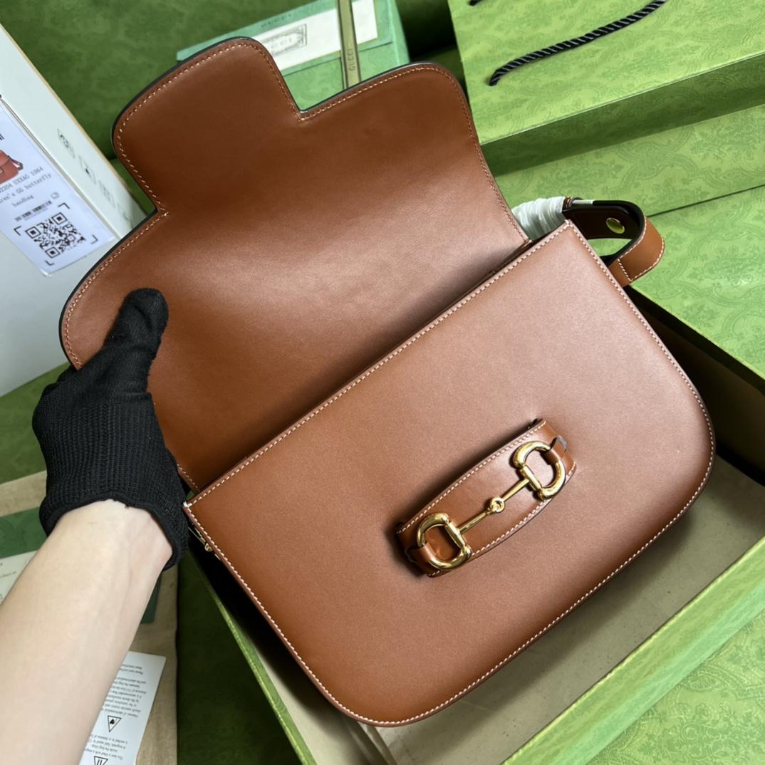 Gucci Horsebit 1955 Shoulder Bag(25-18-8cm)    - PerfectKickZ