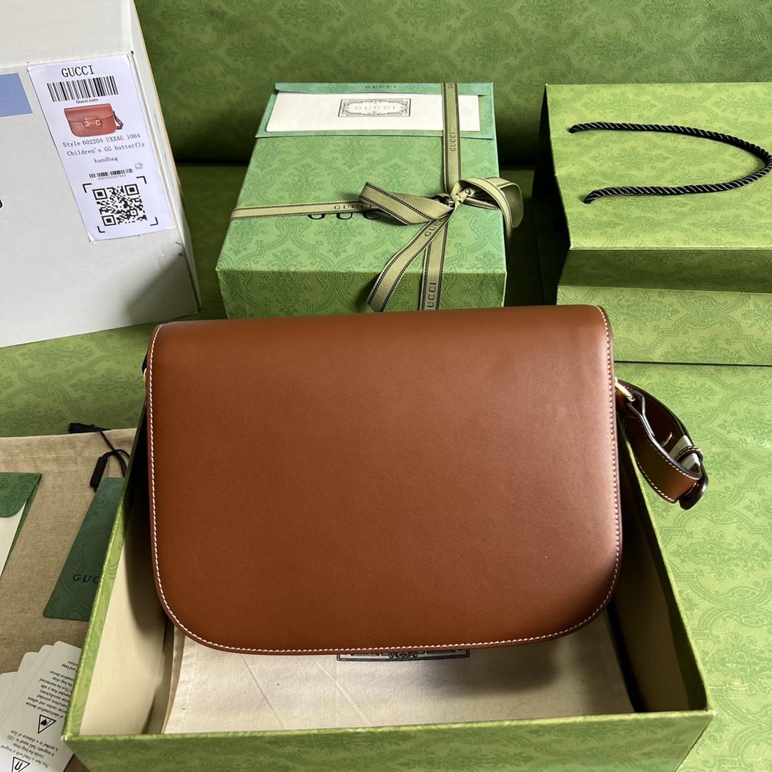 Gucci Horsebit 1955 Shoulder Bag(25-18-8cm)    - PerfectKickZ