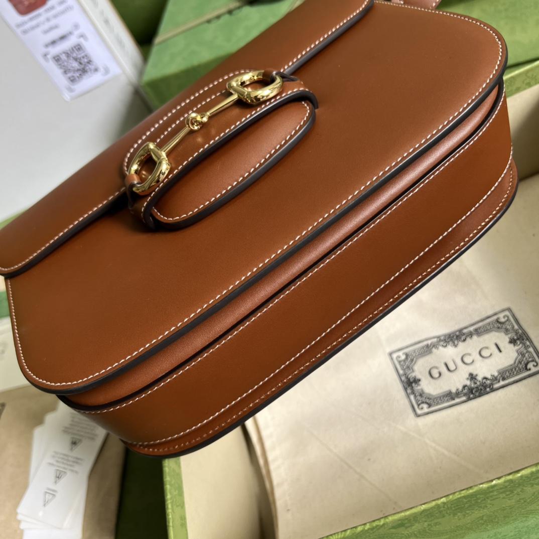 Gucci Horsebit 1955 Shoulder Bag(25-18-8cm)    - PerfectKickZ