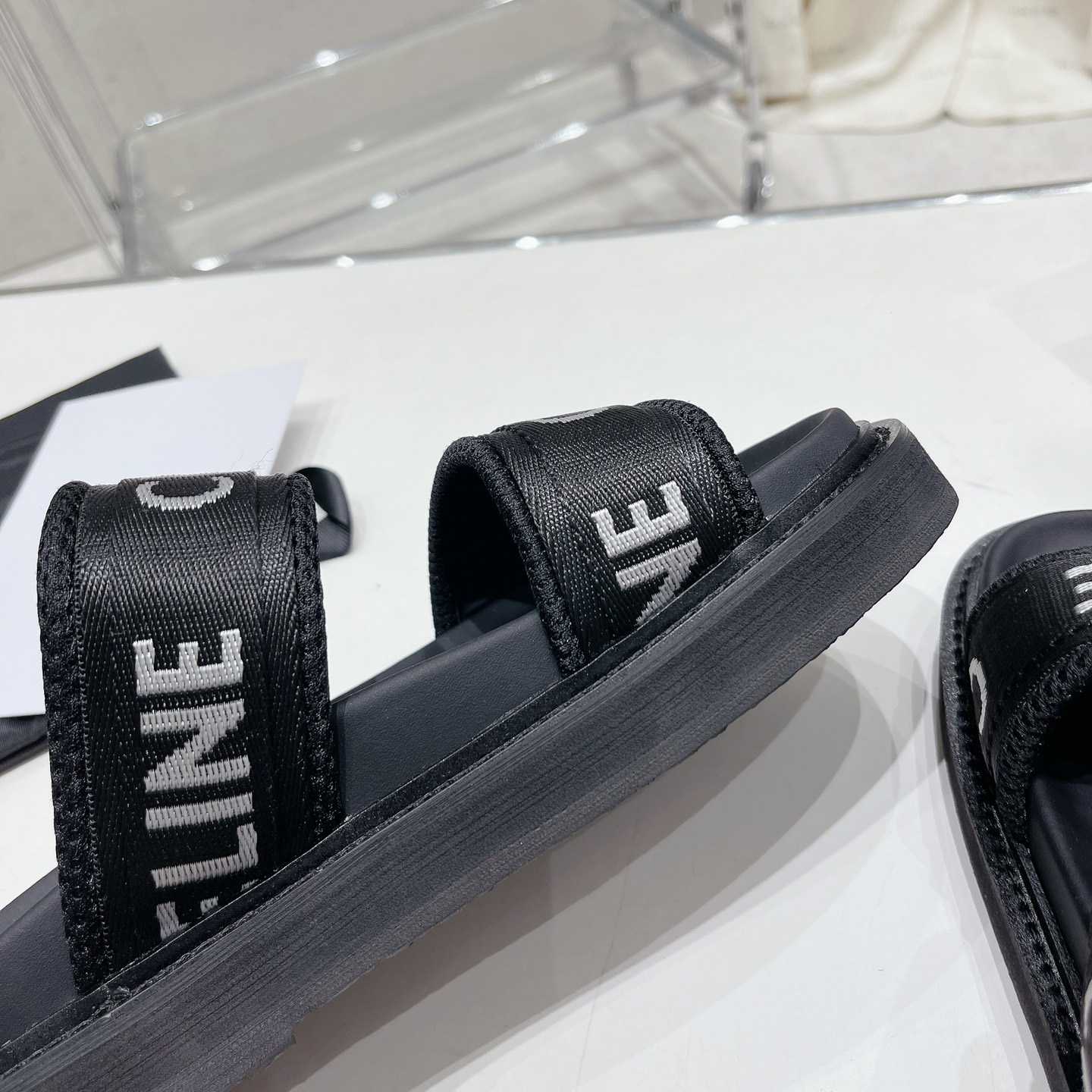 Celine Leo Scratch Sandal In Calfskin - 