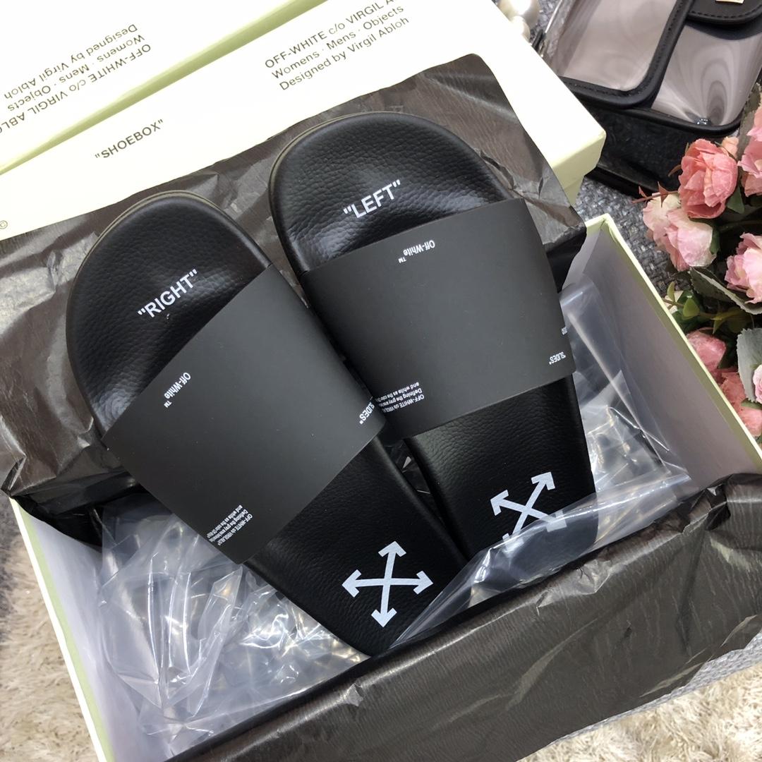 Off White C/O Virgil Abloh Slides - PerfectKickZ