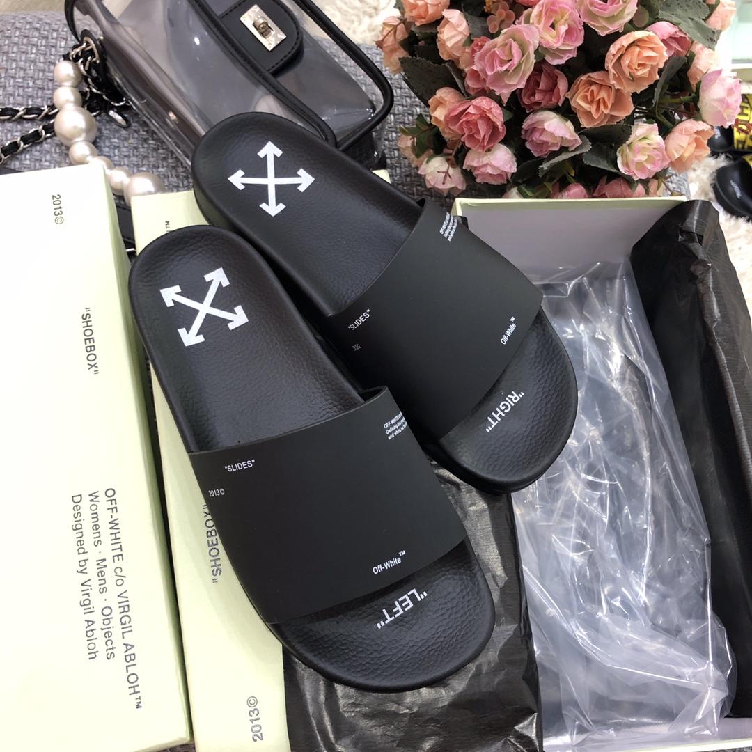 Off White C/O Virgil Abloh Slides - PerfectKickZ