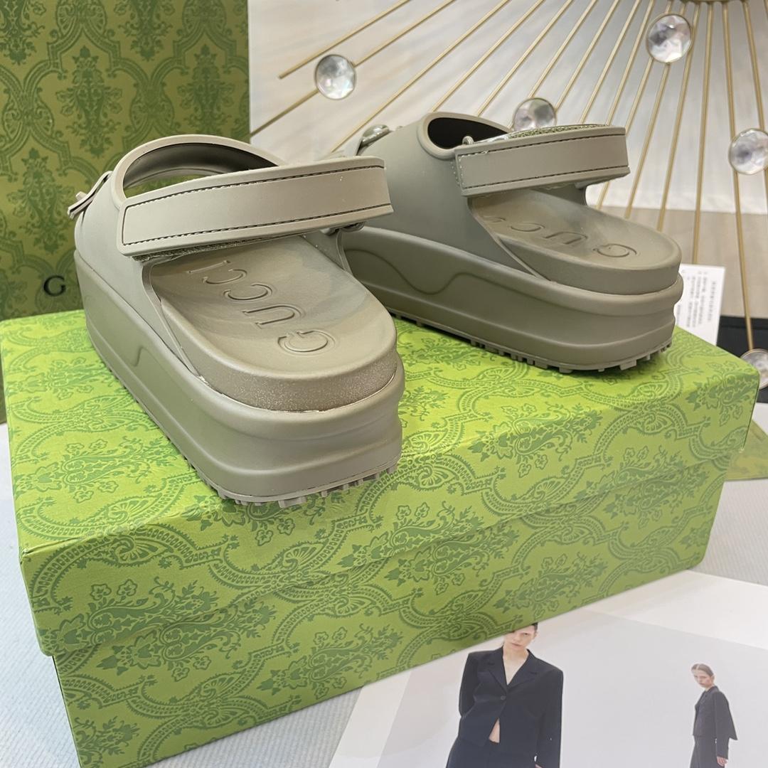Gucci Horsebit Flatform Sandal - PerfectKickZ