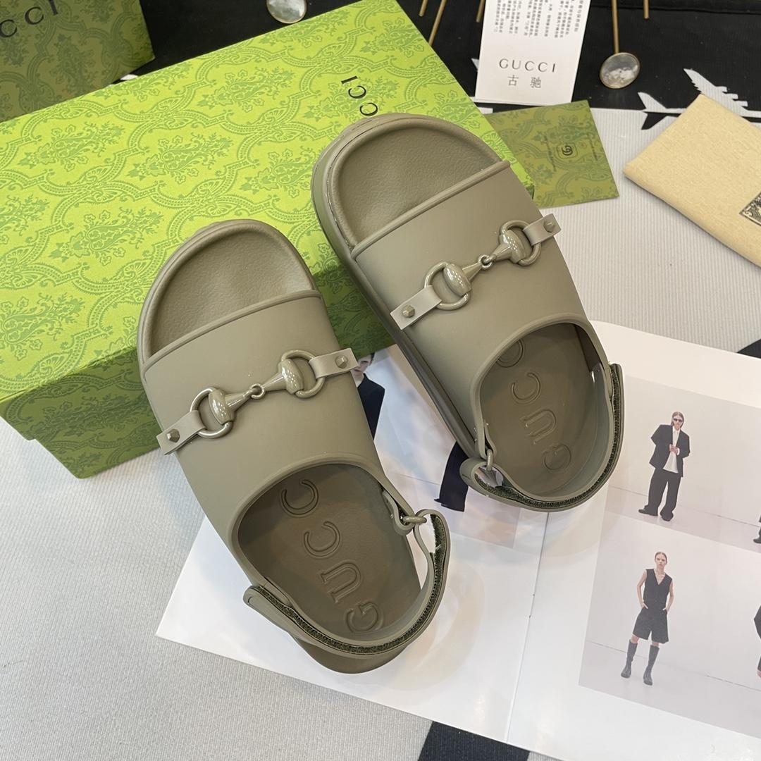 Gucci Horsebit Flatform Sandal - PerfectKickZ