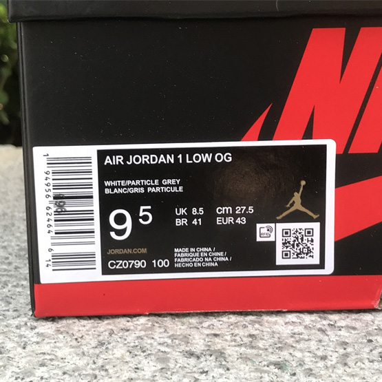 Air Jordan 1 Low “Neutral Grey” Sneaker      CZ0790-100 - PerfectKickZ