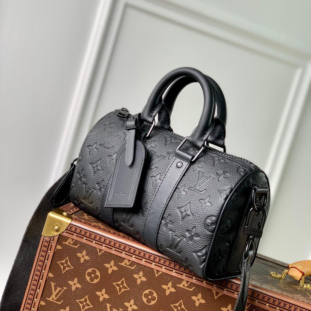 Louis Vuitton CKeepall Bandoulière 25 Taurillon Monogram (25x15x11CM)   M20900 - PerfectKickZ