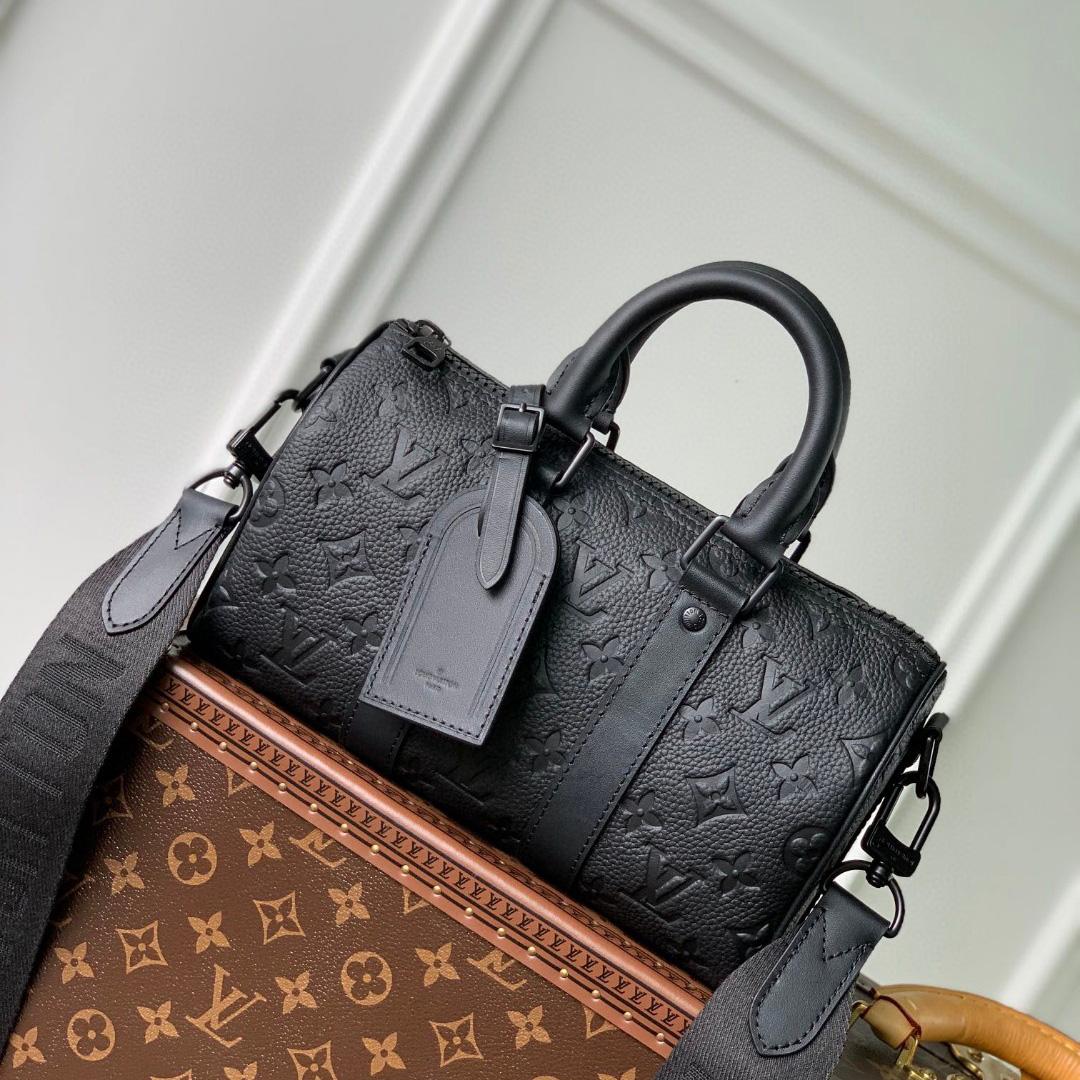 Louis Vuitton CKeepall Bandoulière 25 Taurillon Monogram (25x15x11CM)   M20900 - PerfectKickZ