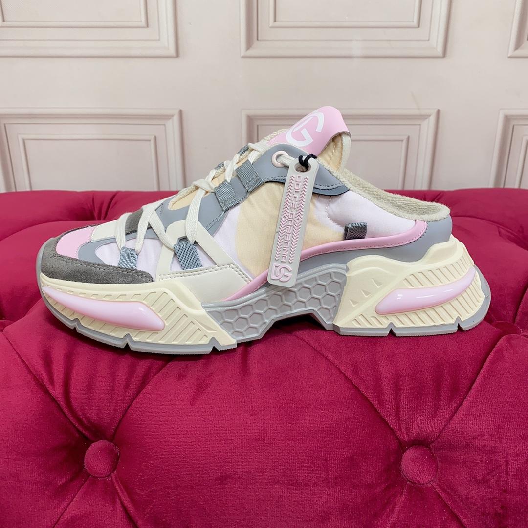 Dolce & Gabbana Mixed-material Airmaster Mule Sneakers - PerfectKickZ