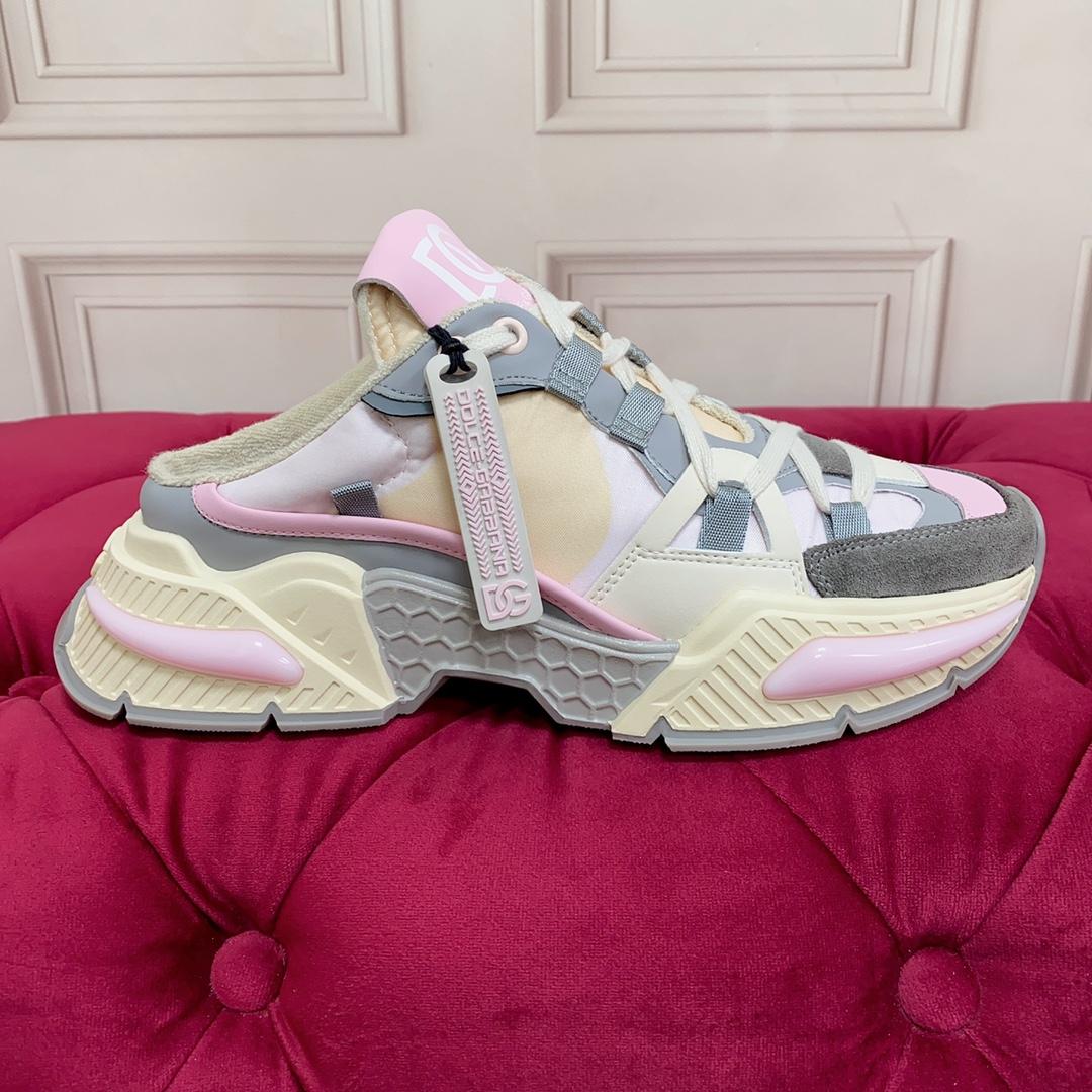 Dolce & Gabbana Mixed-material Airmaster Mule Sneakers - PerfectKickZ