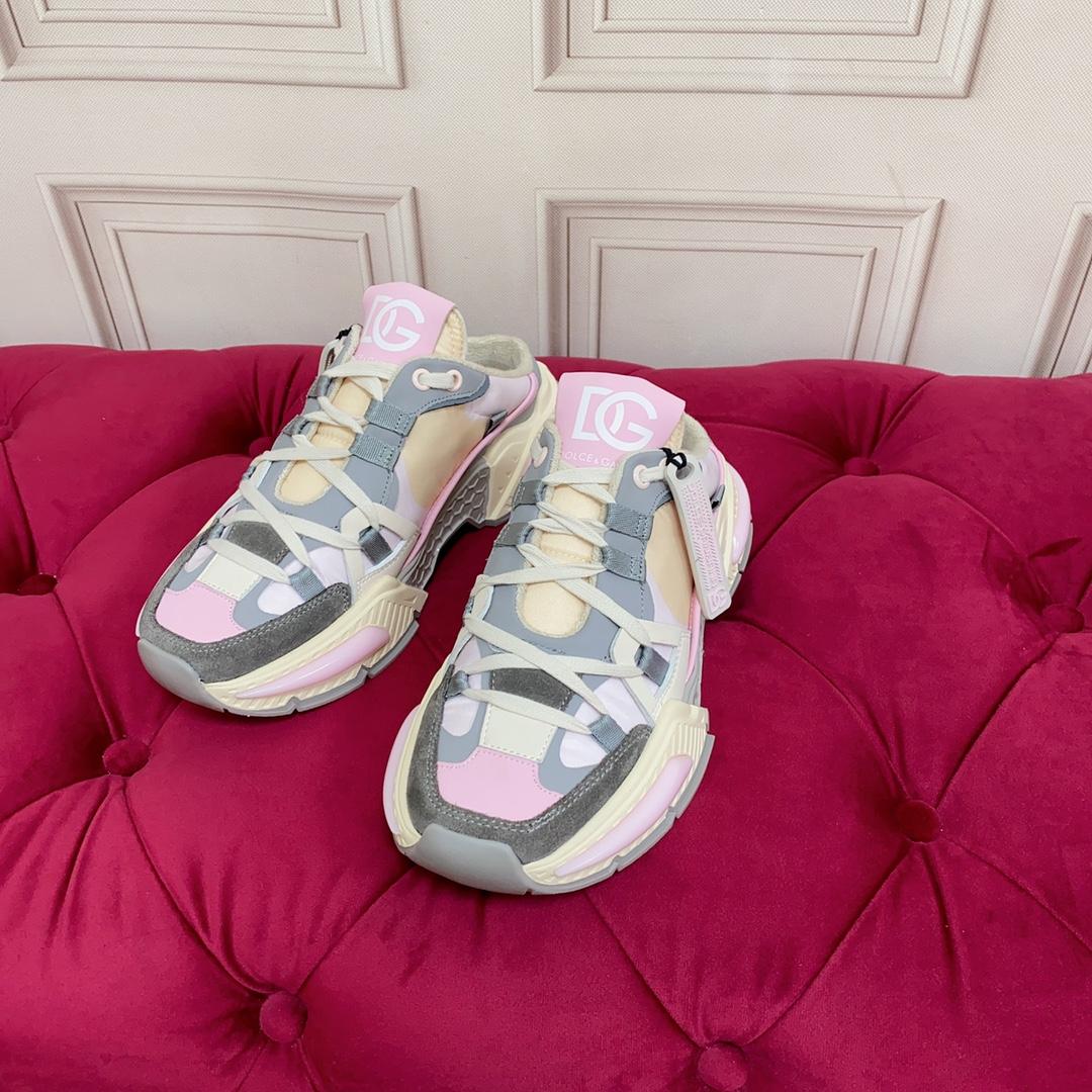 Dolce & Gabbana Mixed-material Airmaster Mule Sneakers - PerfectKickZ