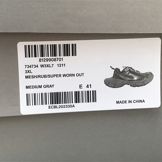 Balenciaga 3XL Worn-Out In Dark Grey - PerfectKickZ