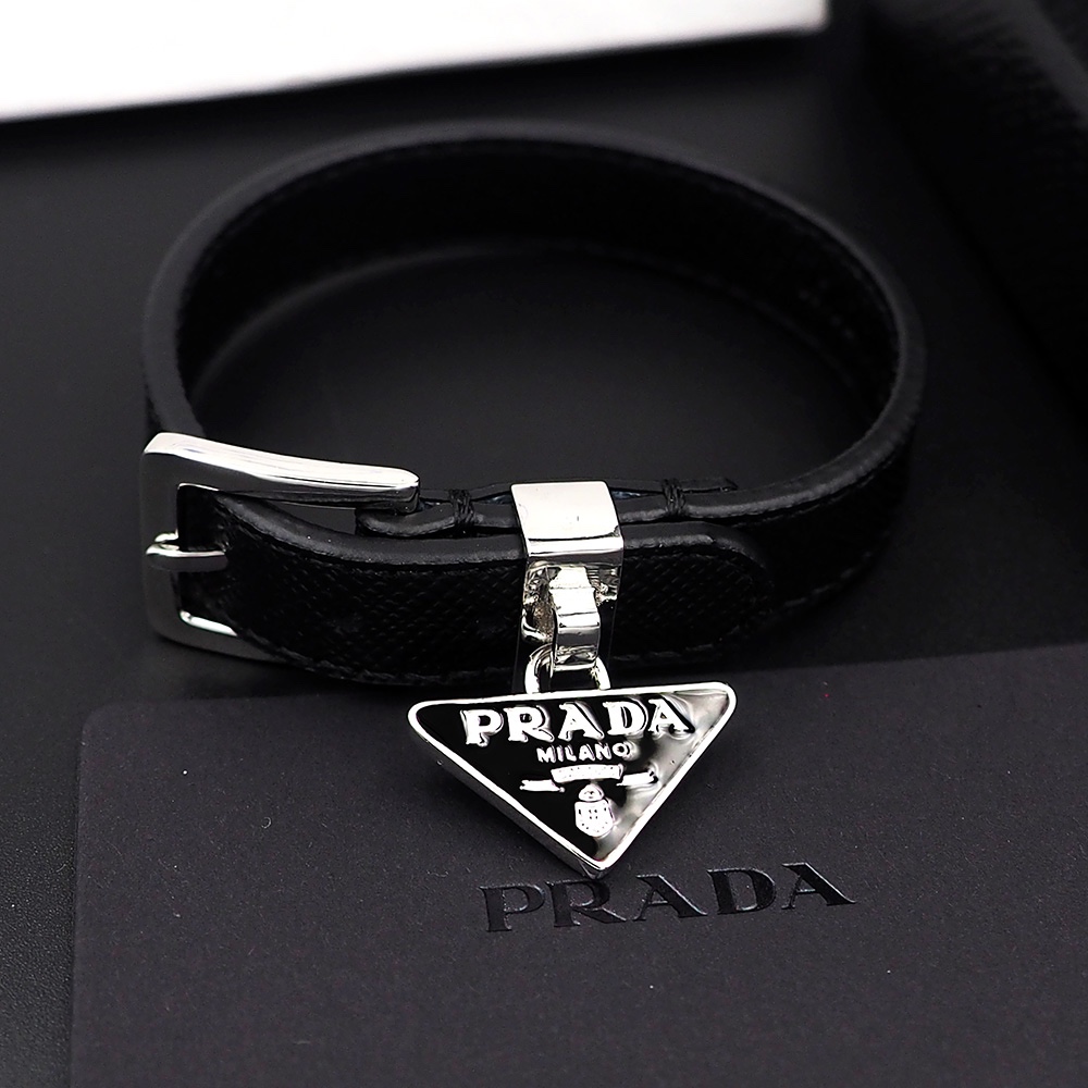 Prada Saffiano Leather Bracelet - PerfectKickZ